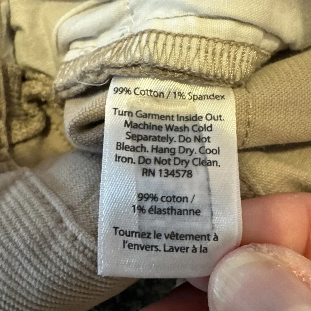 Vineyard Vines‎ Girls Size 12 Corduroy Pants Beige Adjustable Waistband Preppy